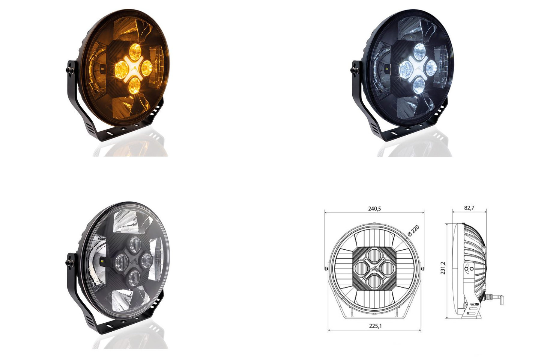 NIN9 LED, high beam 